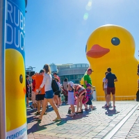 Giant Rubber Duck Kicks Off Sydney Festival 2013